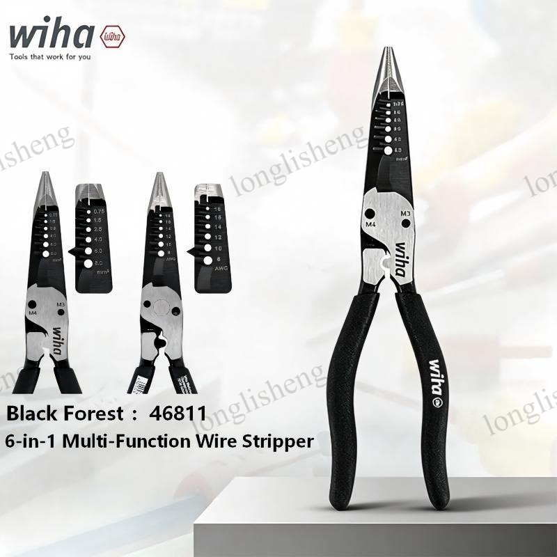 Tools Vn - Wiha 46811 BlackForest 200mm 6-in-1 Needle