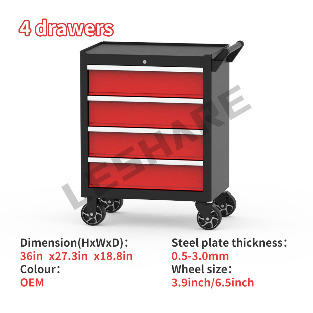 China OEM Wholesale 4 Drawer R - Tools Trolley For Workshop 评论和价格