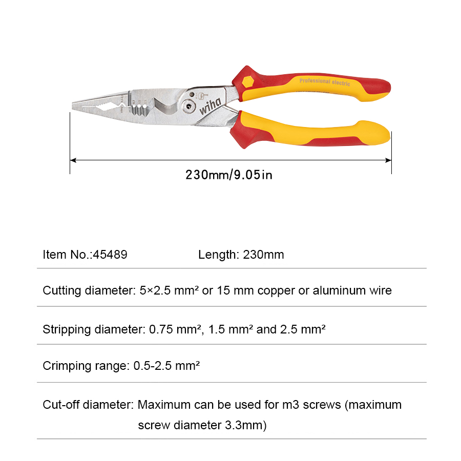 Genuine Wiha 45489 8‑in‑1 Mult - Tools Vn 评论和价格