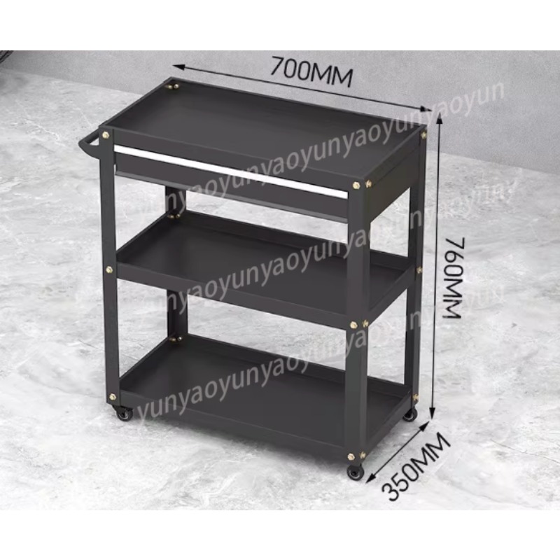 Heavy Duty 3 Tier Rolling Cart - Tools Trolley For Workshop 评论和价格