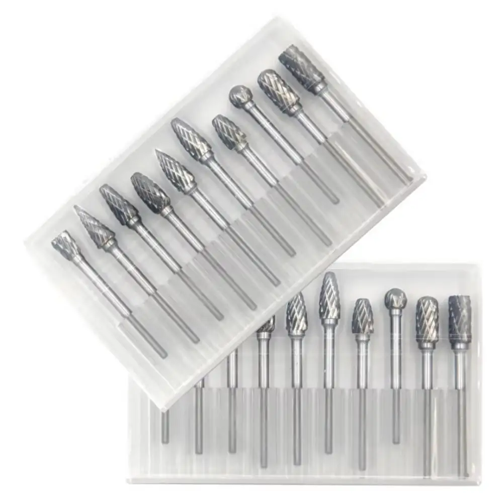 10PCS Carbide Rotary Burr Set  - Sharpening Stone Whetstone 评论和价格