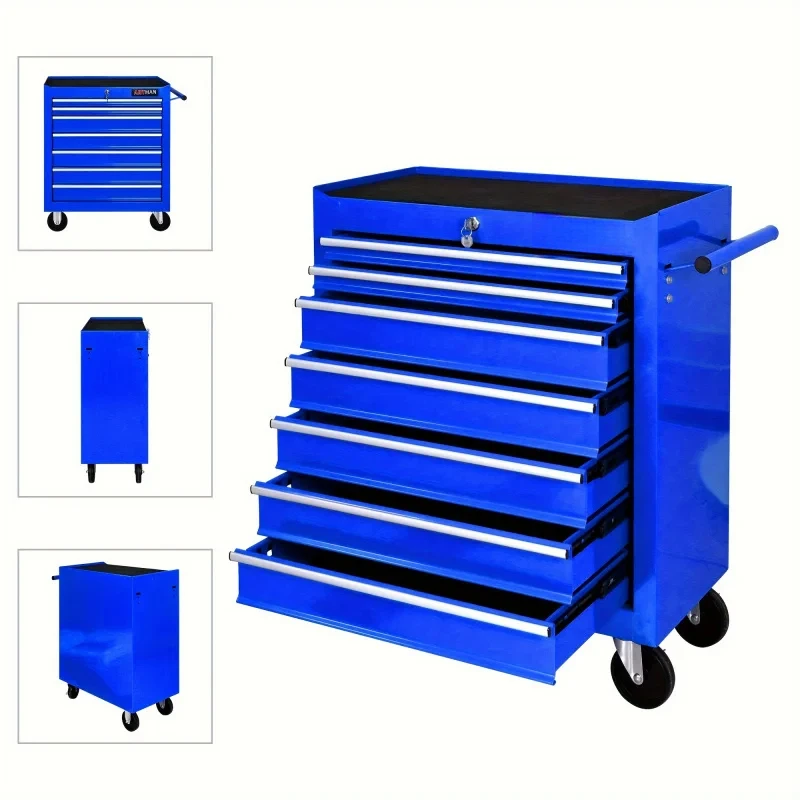 7 Drawers Blue Multifunctional - Tools At Workshop 评论和价格