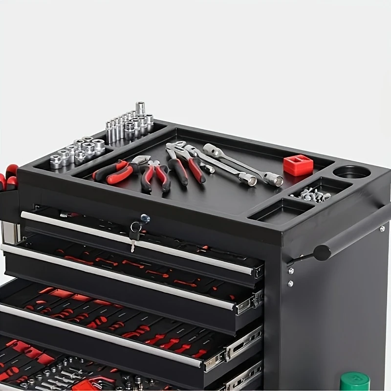 1pc Heavy Duty 7-Drawer Metal  - Tools Trolley For Workshop 评论和价格