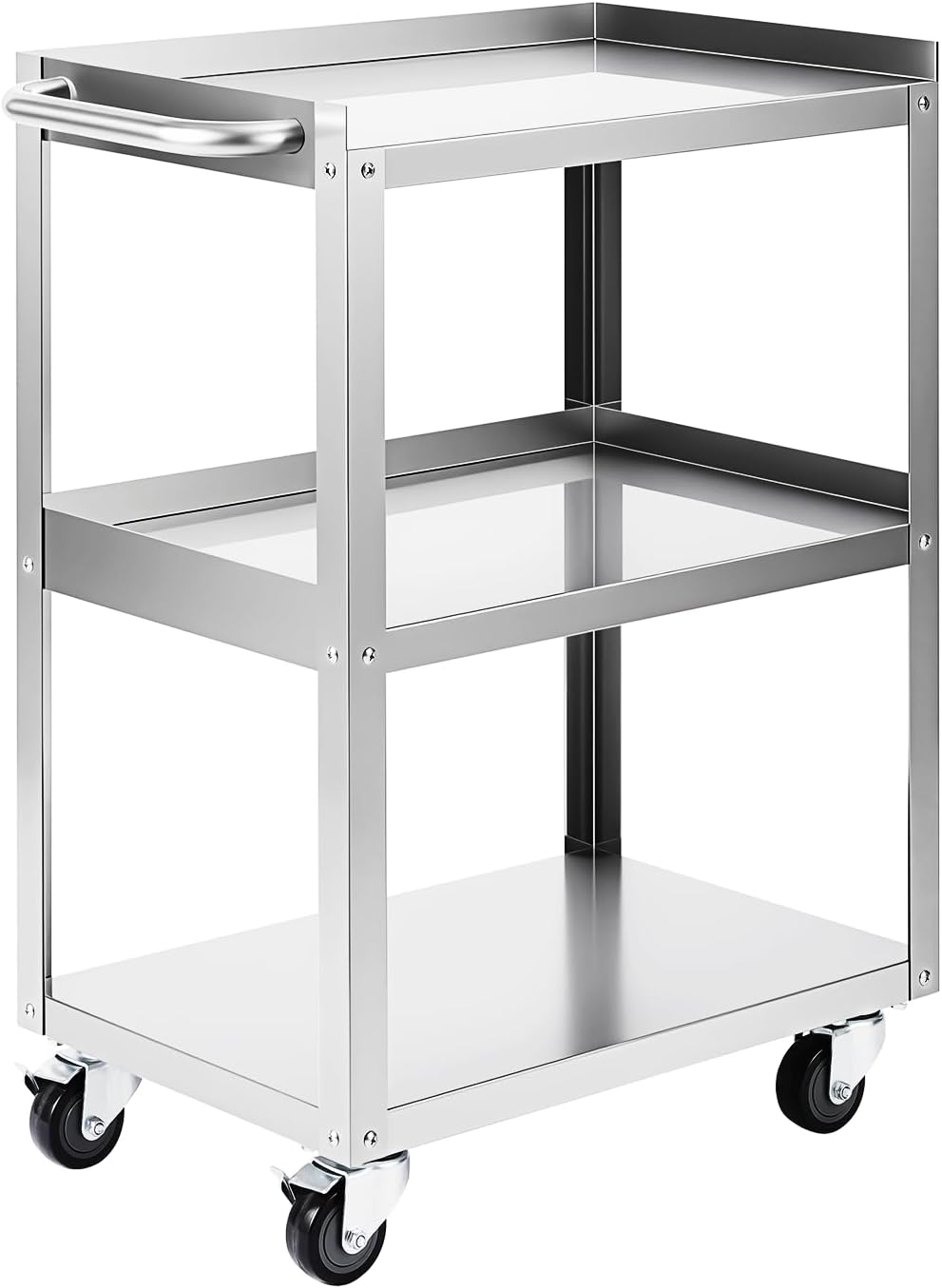 3-Tier Stainless Steel Rolling - Tools Trolley For Workshop 评论和价格